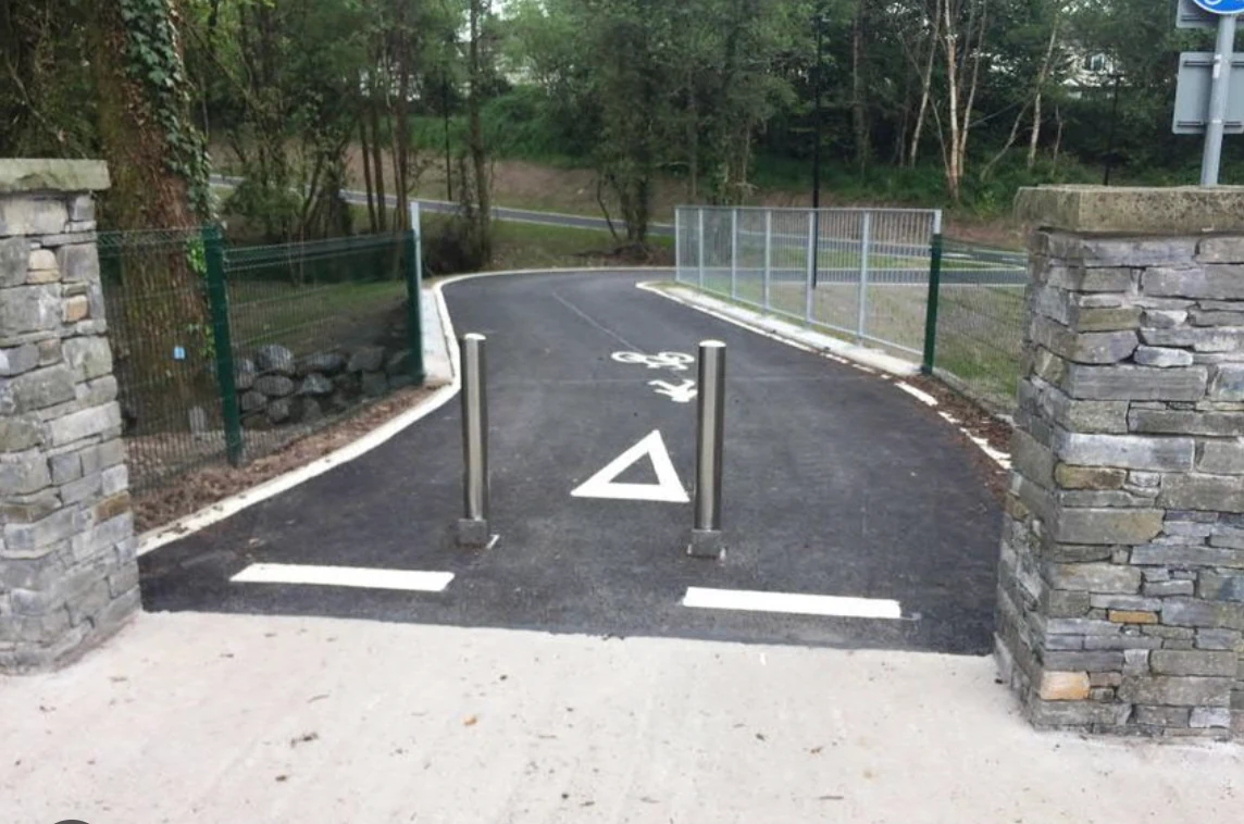 Pedestrian and cycle track at Ballybrack Valley, Cork