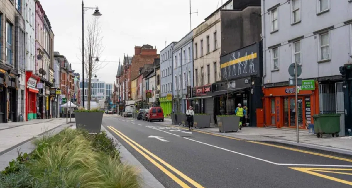 Public transport improvement works on MacCurtain Street, Cork